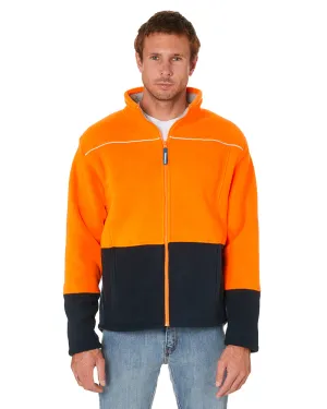 LUMBER Hi Vis Jacket - Orange/Navy