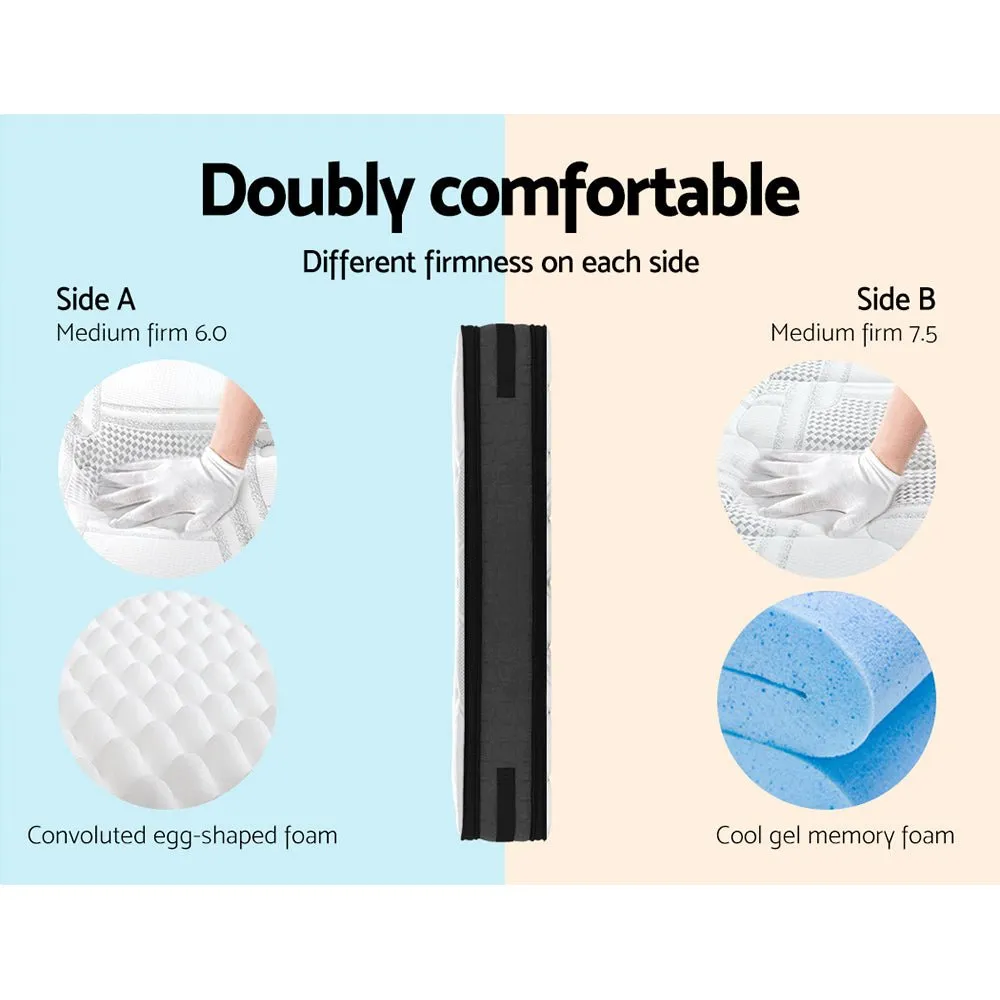 Luna Euro Top Cool Gel Pocket Spring Mattress 36cm Thick - Queen
