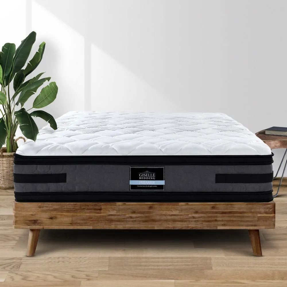Luna Euro Top Cool Gel Pocket Spring Mattress 36cm Thick - Queen