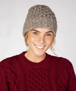 Luxe Aran Hat Rocky Ground