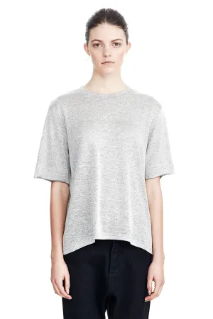 Luxe Linen S/S Tee - Soft Marle