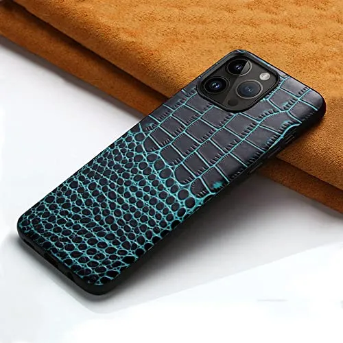 Luxury Cowhide Genuine Leather Phone Case For Apple IPhone