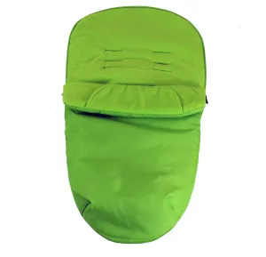 Luxury Fleece Lined Footmuff Lime Green Pouches For Quinny Zapp Xtra