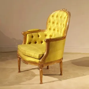 Luxury French Classic Style Solid Teak Wood Hand Carving Chair