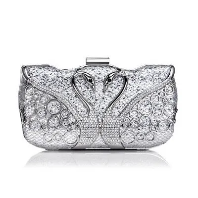 Luxury Women Evening Metal Clutch