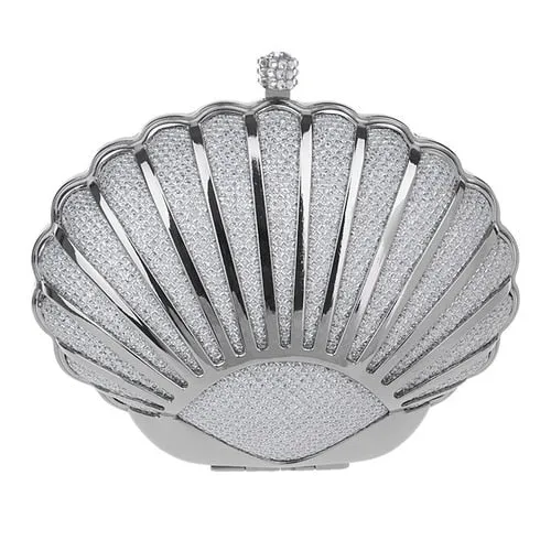 Luxury Women Evening Metal Clutch