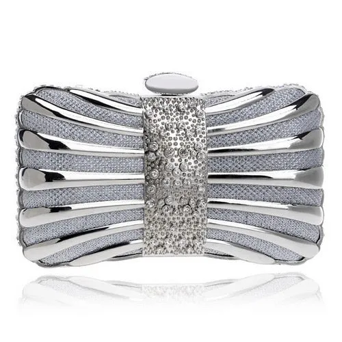 Luxury Women Evening Metal Clutch