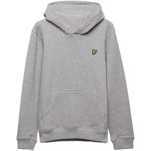 Lyle And Scott Juniors Classic OTH Hoody Fleece Grey Heather