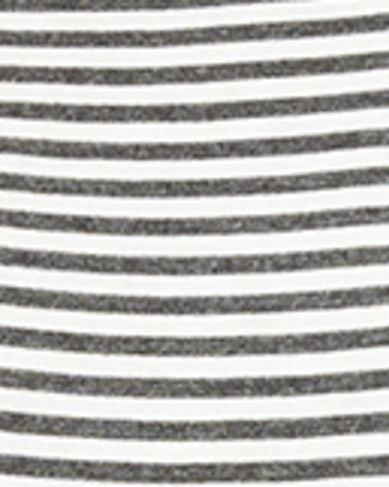 Lynn Striped Tank Top | Charcoal Grey / Ivory