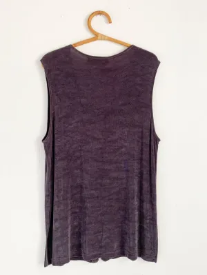 MA Dark Lilac Stretchy Vest