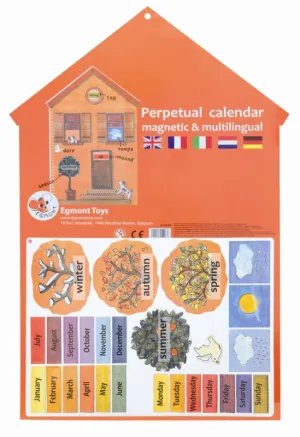 Magnetic perpetual calendar