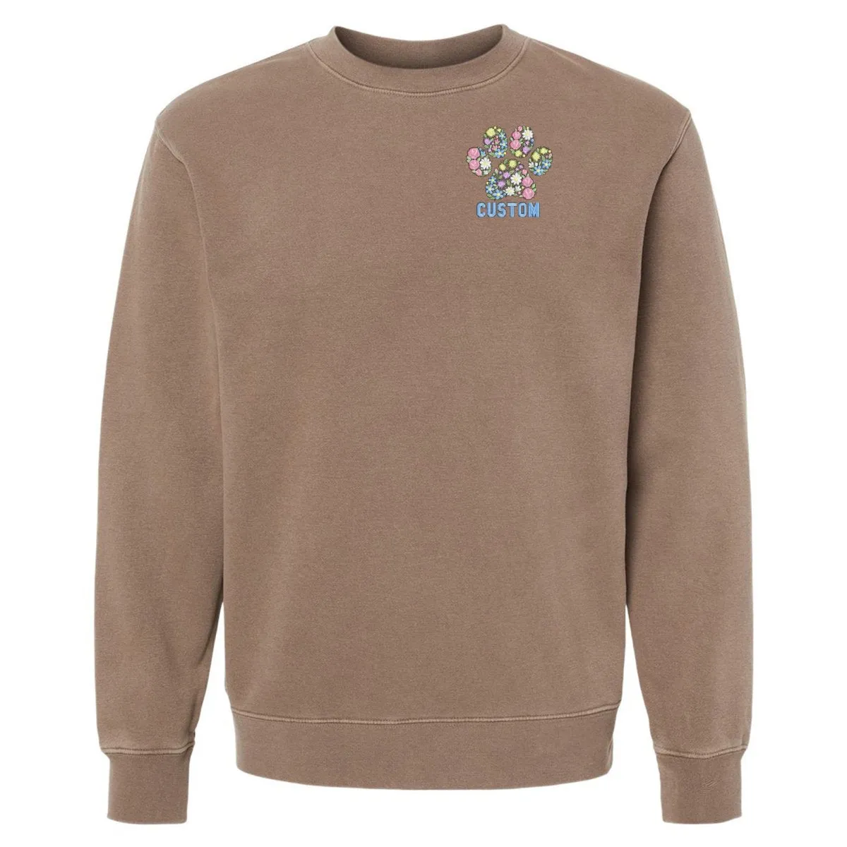 Make It Yours™ 'Floral Paw Print' Cozy Crew