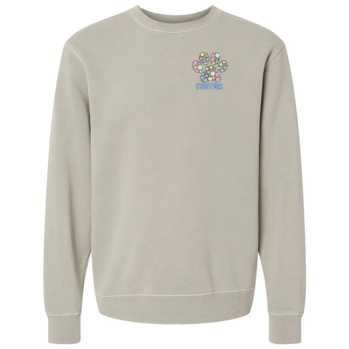 Make It Yours™ 'Floral Paw Print' Cozy Crew