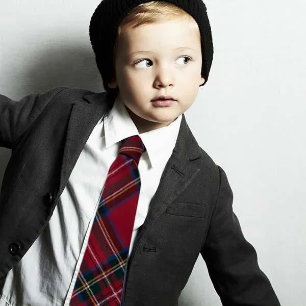 Malcolm Modern Tartan Child‚Äôs Neck Tie