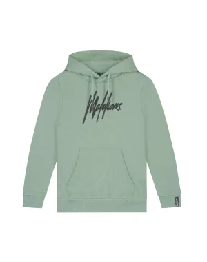 Malelions Junior Essentials Hoodie Dark Sage/Black