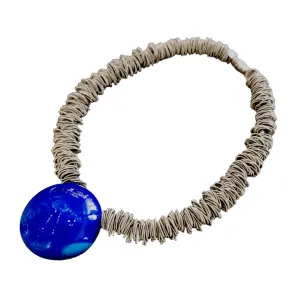 Maratea Murano Glass & Steel Necklace