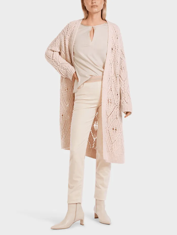 Marc Cain Collections Elegant Long Sleeve Top In Soft Blossom VC 48.36 J14 COL 157