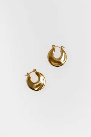 Mari Minimal Hinge Hoops