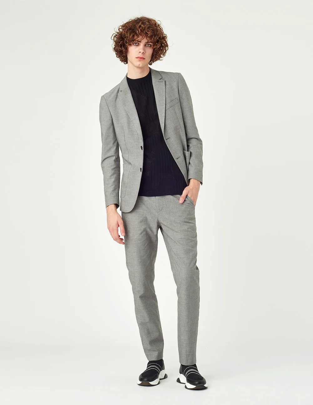 MARK FAST Carl GRAY Classic suit pants