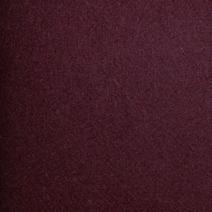 Maroon Soft Finish All Wool Melton Coating