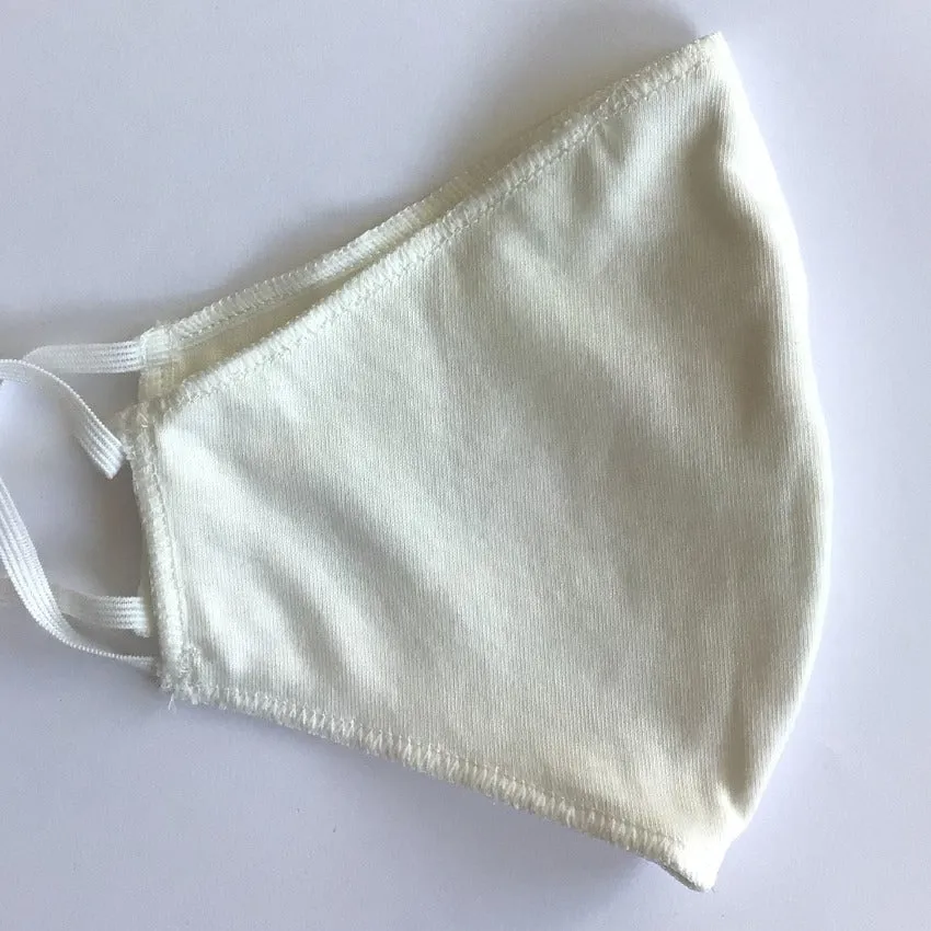 Mask | Oval | Cream | M-L | 2-Layers | Soft Cotton
