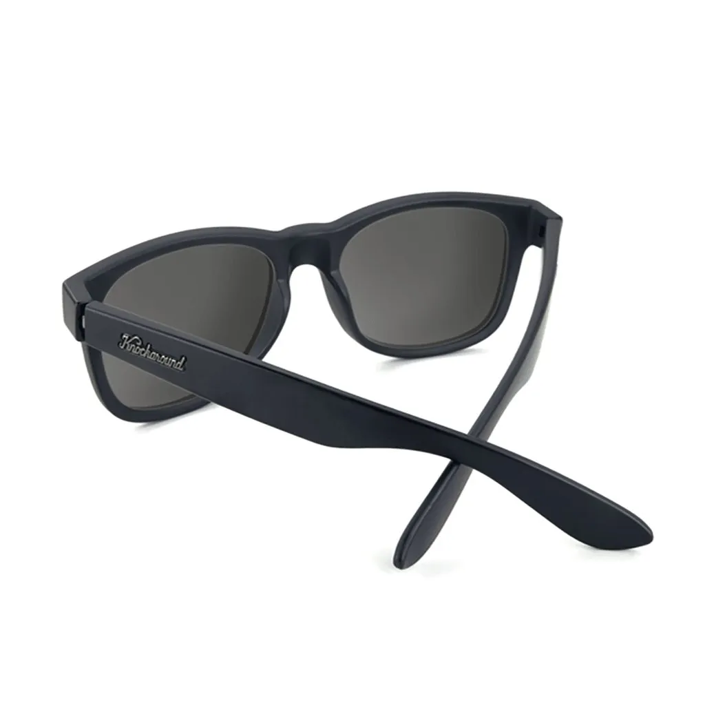 Matte Black on Black/Smoke Polarized Fort Knocks