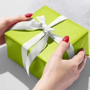 Matte Lime Green Gift Wrap