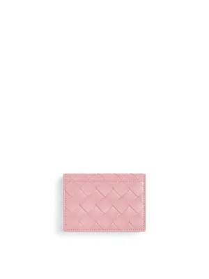 Medium Intrecciato Bi-Fold Zip Wallet