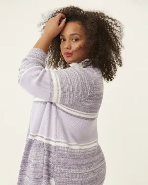 Meganne Duster Sweater Cardigan | Purple / Lilac