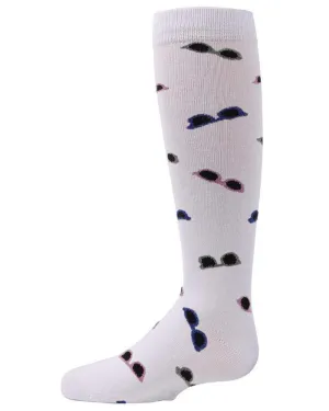 MeMoi Glitzy Sunglasses Knee-High Socks Style: MKF-7045