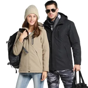 Men & women winter usb infrared heating cotton jacket outdoor camping