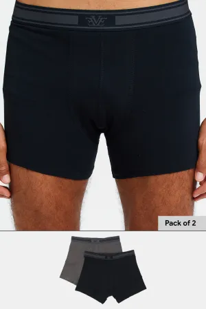 Men Black And Charcoal Hipster Set (Pack Of 2)