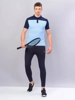 Men Colorblock Relax Fit Polo T-shirt with TECHNO COOL 