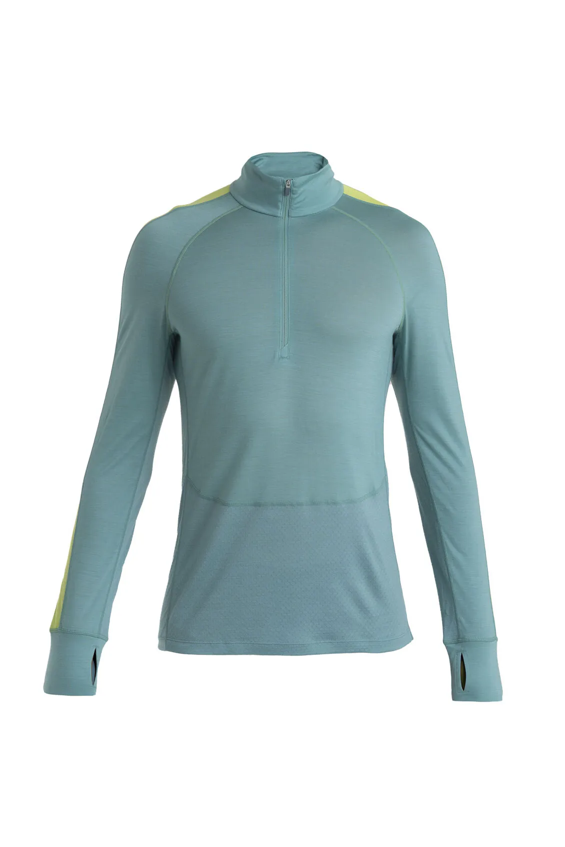 Mens 125 ZoneKnit™ Merino Blend LS Half Zip Thermal Top