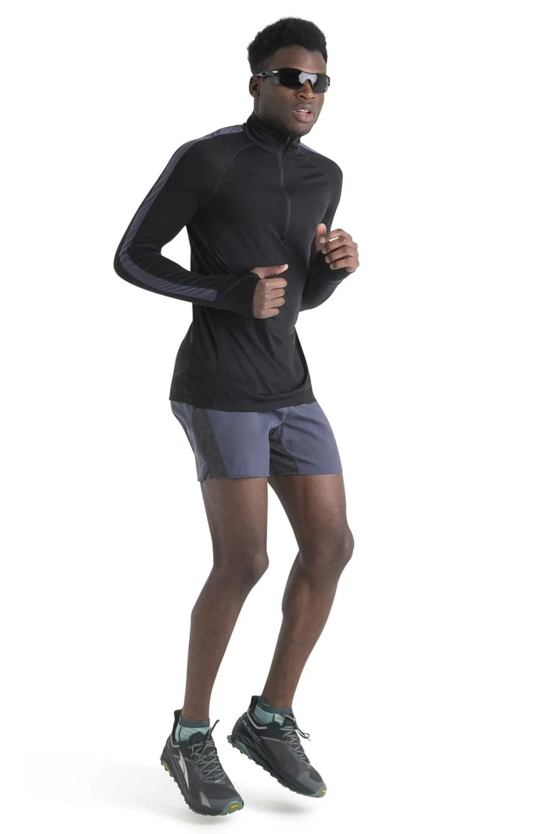 Mens 125 ZoneKnit™ Merino Blend LS Half Zip Thermal Top