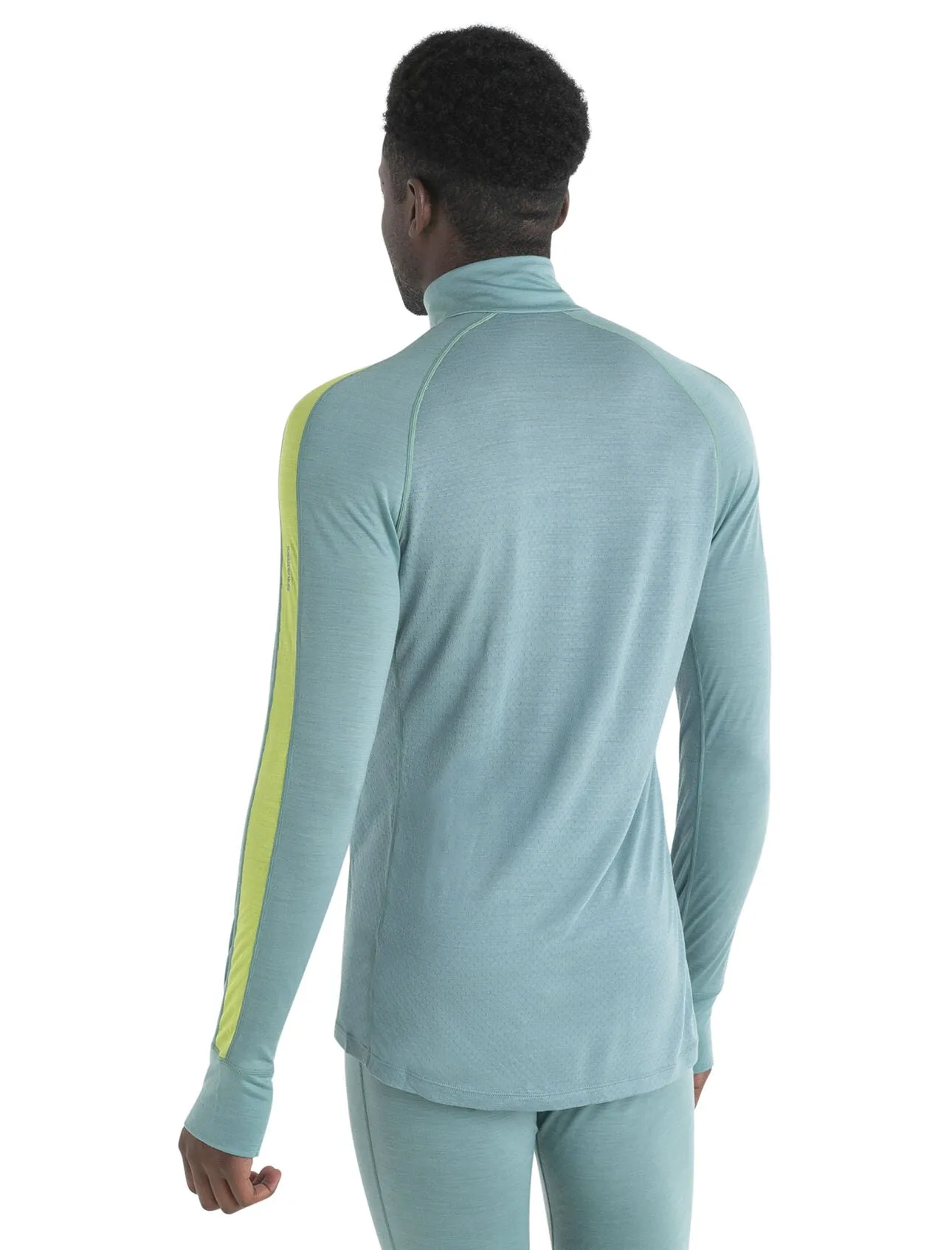 Mens 125 ZoneKnit™ Merino Blend LS Half Zip Thermal Top