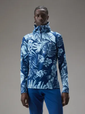 Men's Aerial Print Quater Hood