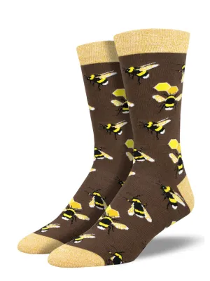 Men's Bamboo Honey In The Bank Socks