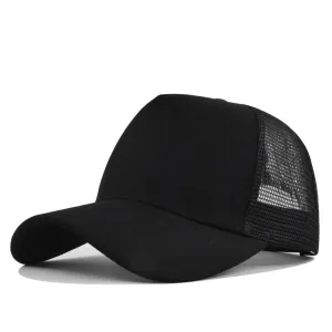 Men's Breathable Solid Color Baseball Cap 22022549YM