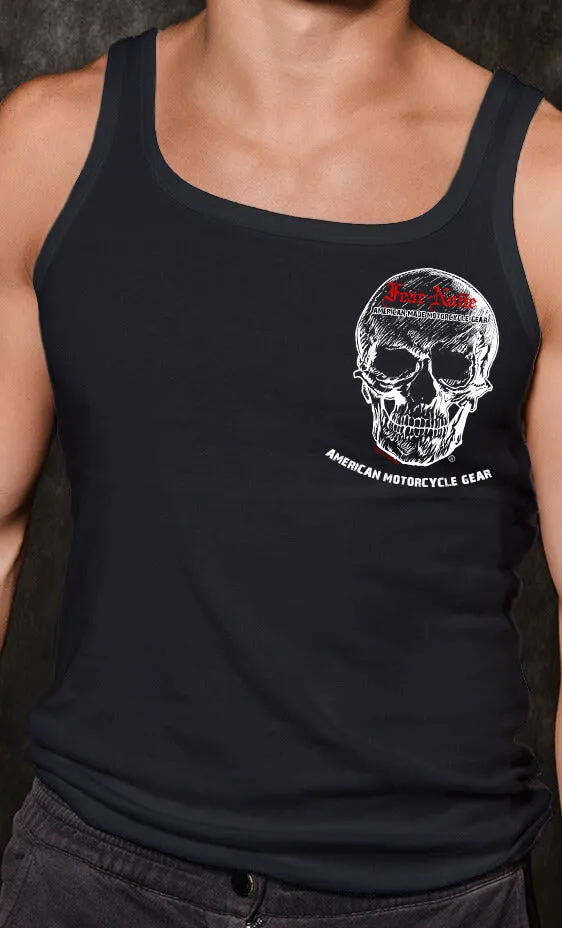 Mens Classic Big Skull Muscle Shirt