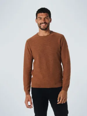 Men's Crew Neck Sweater - No Excess Sale | Caramel