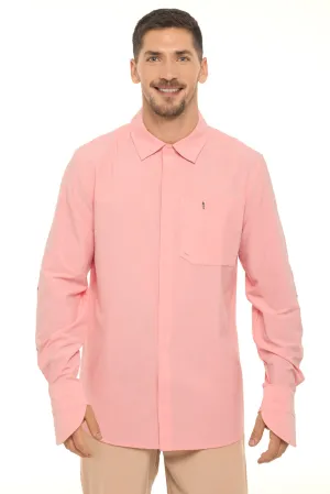 Men's Fiera Smart Shirt  |  Peachy Pink Shadow Stripe