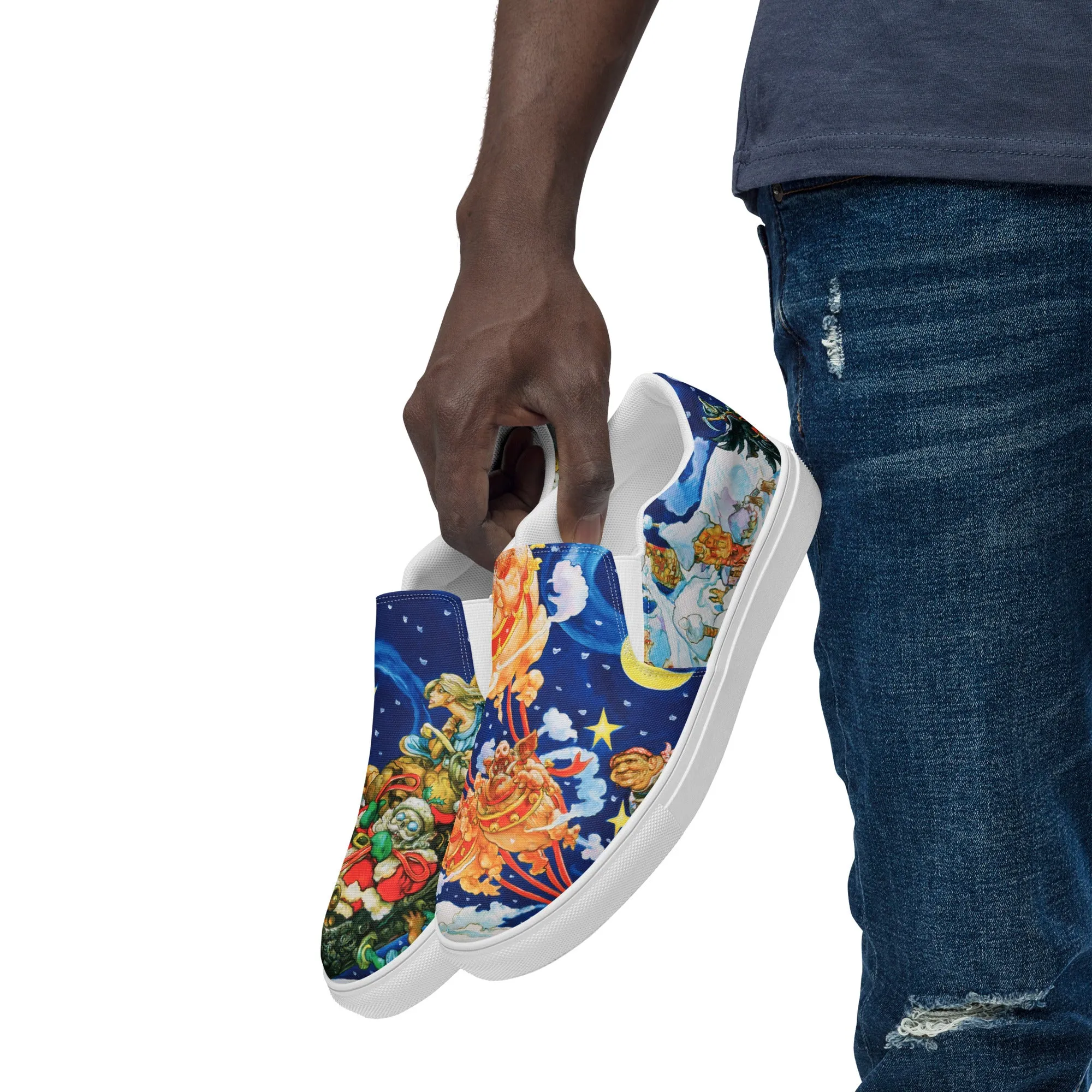 Men’s Hogfather Slip-on canvas shoes *US SIZES SHOWN! USE CHART!