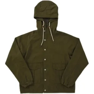 Men's Hooded Military Style Jacket - Vintage Motorcycle Clothing