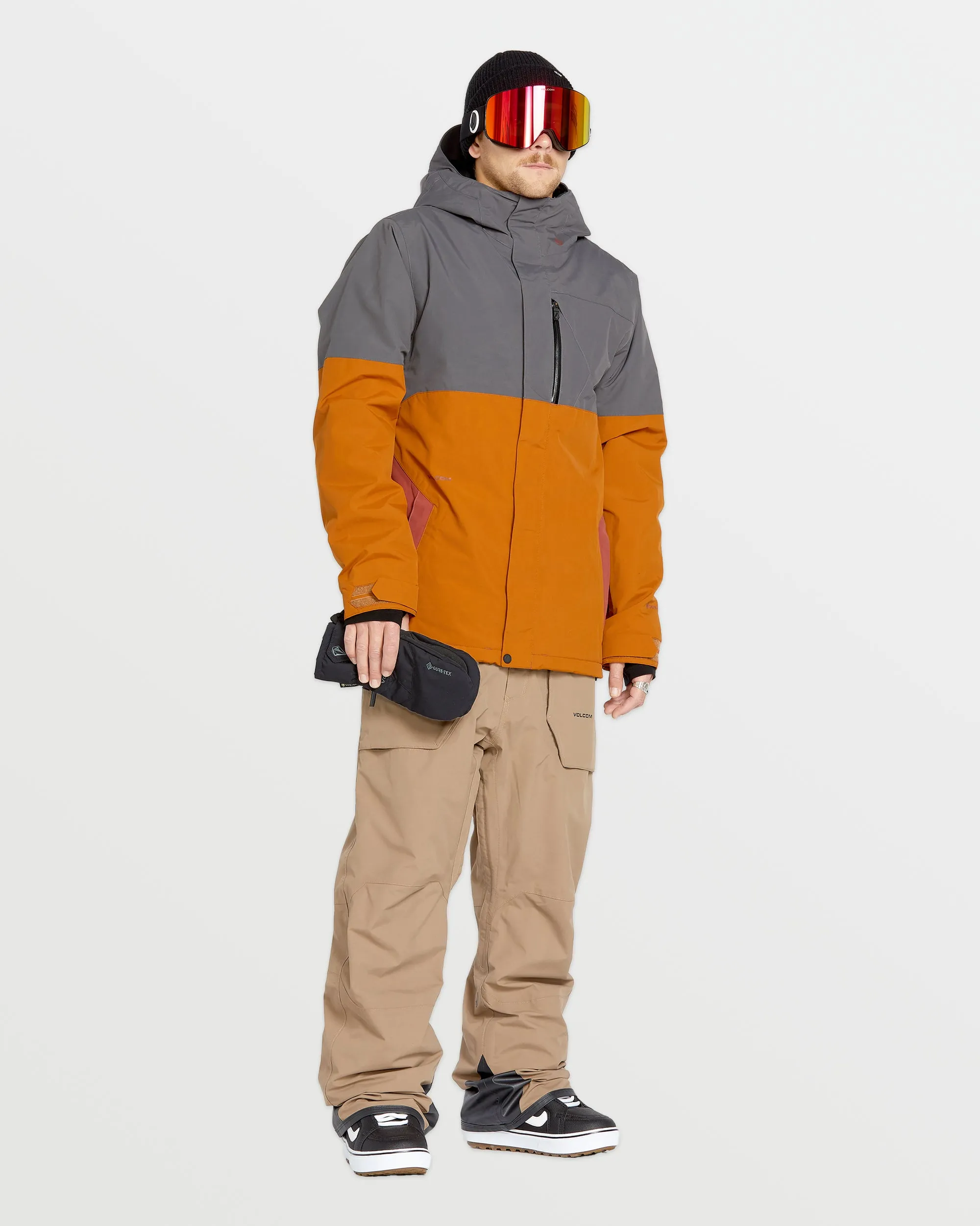Mens L Gore-Tex Jacket - Caramel