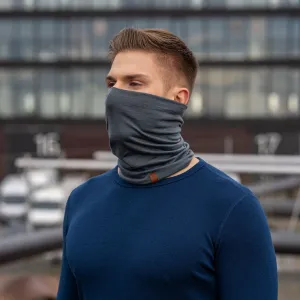 Men's Merino Neck Gaiter Perfect Grey