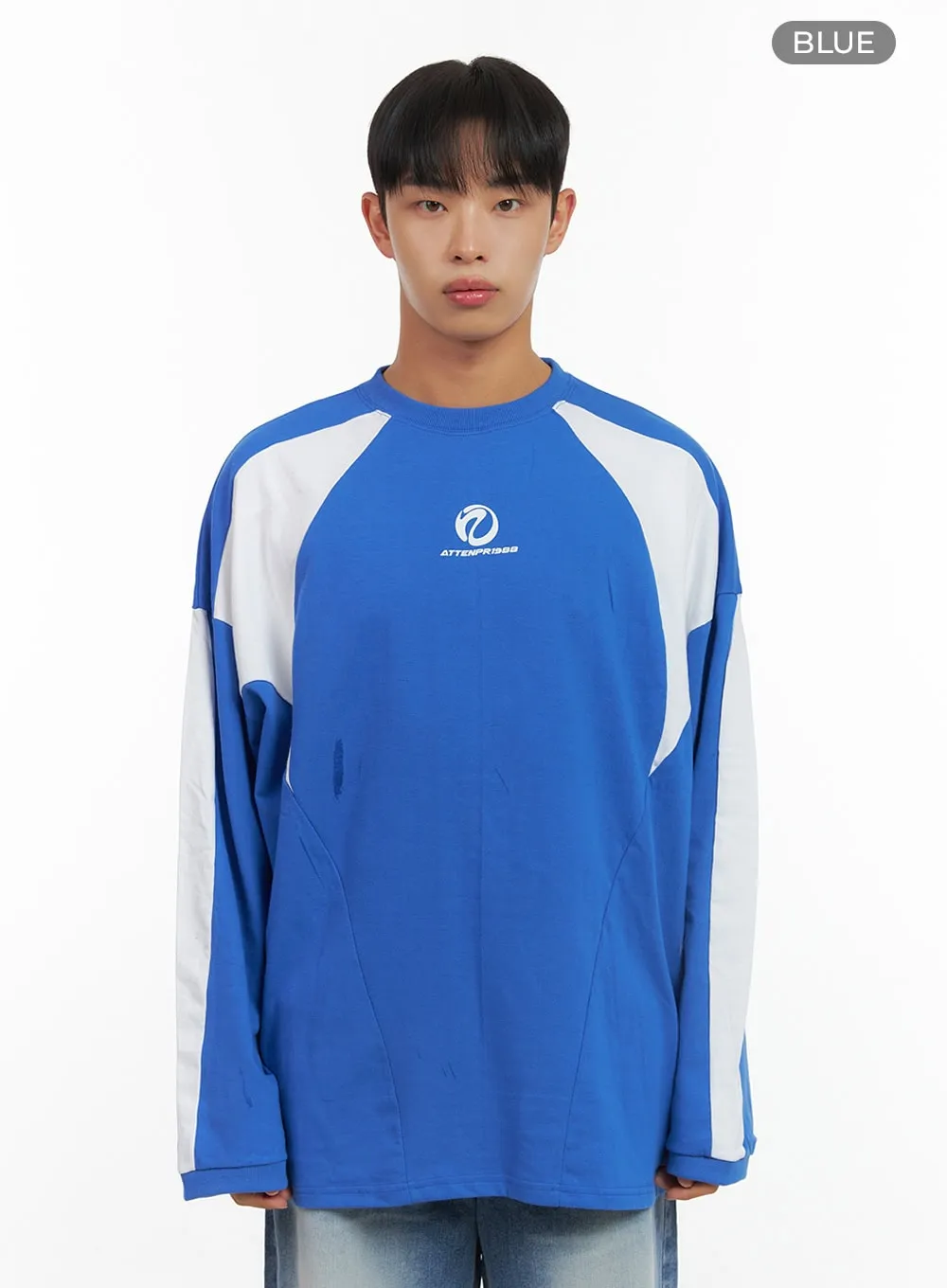 Men's Mized Color Graphic Cotton T-Shirt IS419