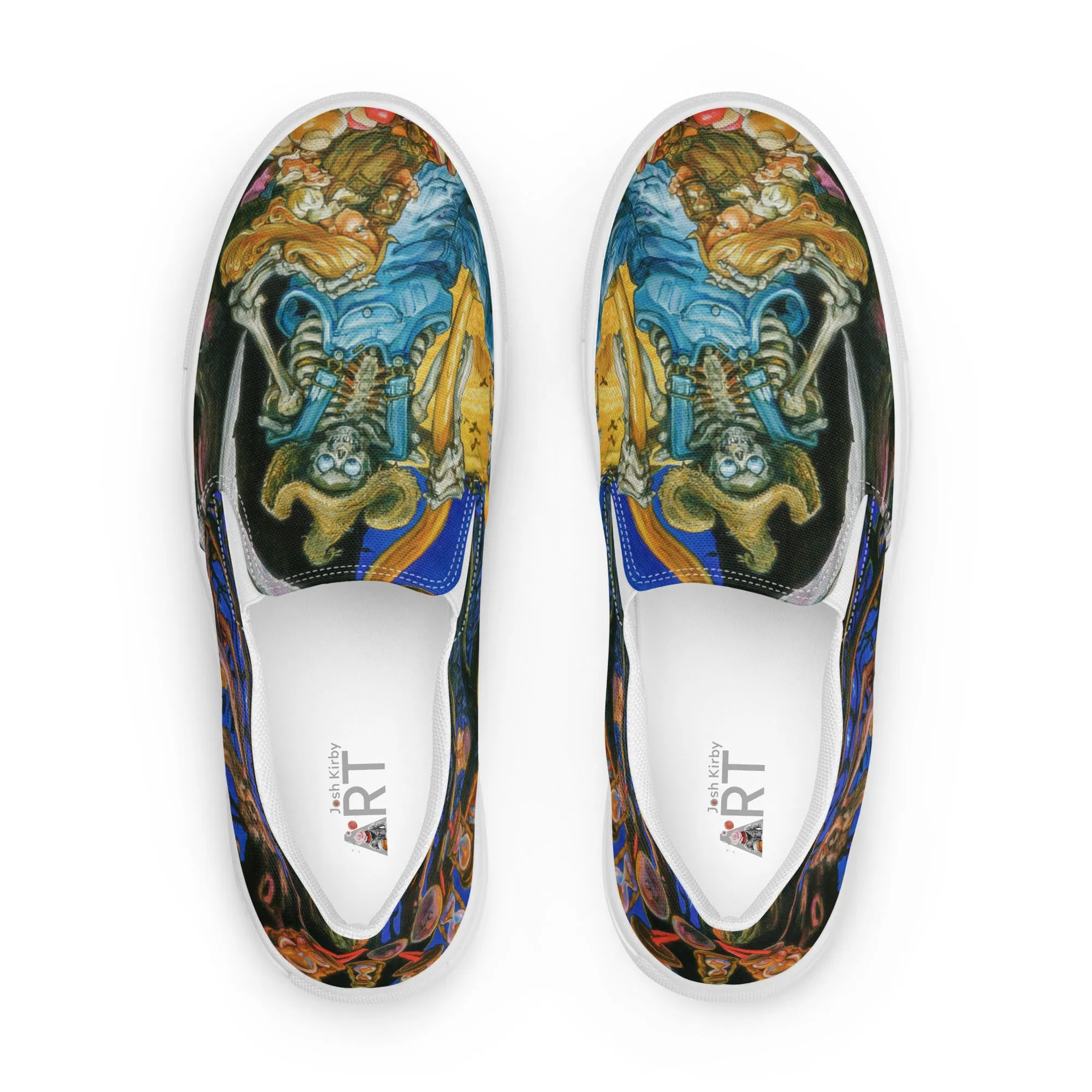 Men’s Reaper Man slip-on canvas shoes *US SIZES SHOWN! USE CHART!