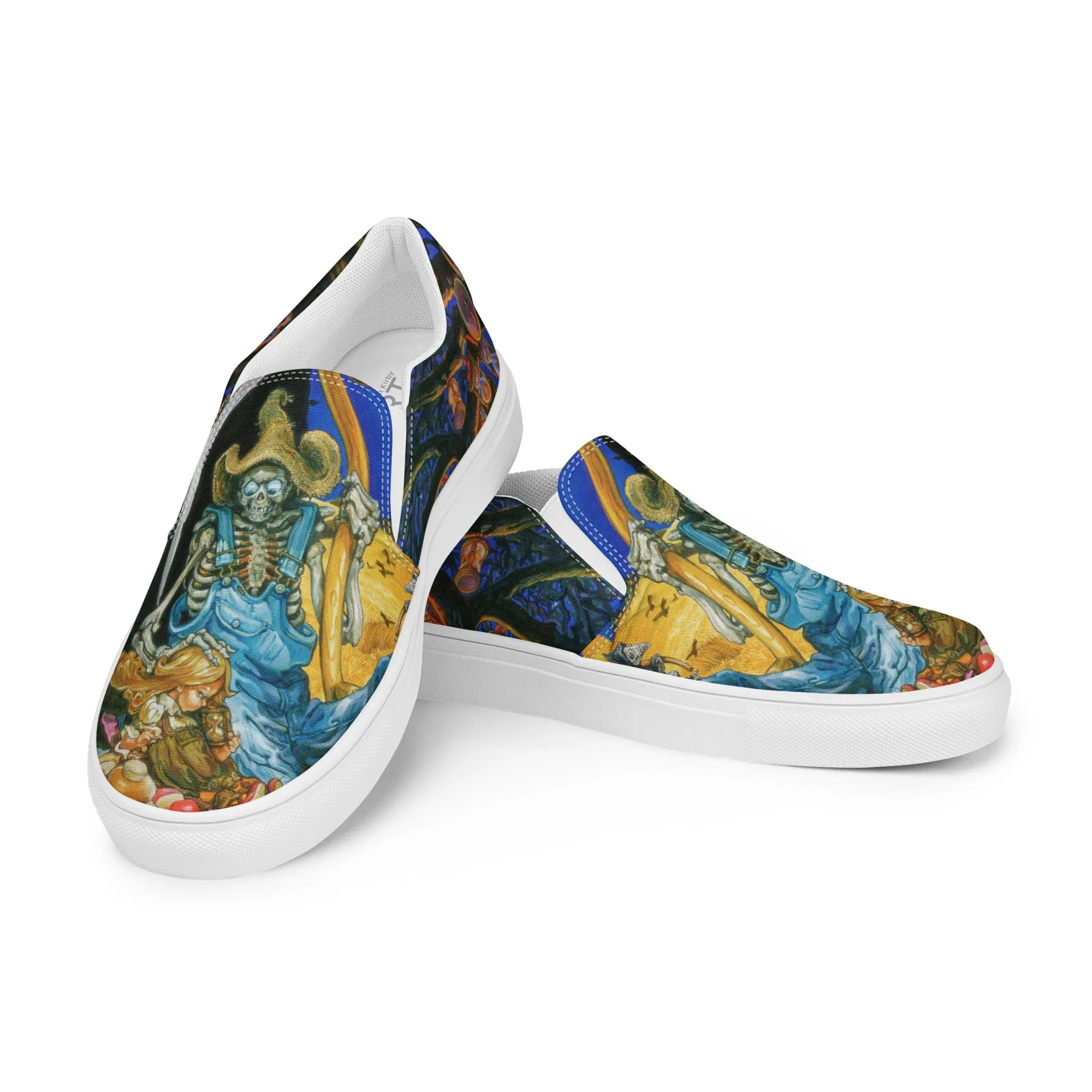 Men’s Reaper Man slip-on canvas shoes *US SIZES SHOWN! USE CHART!