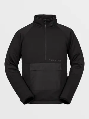 Mens Tech Fleece Pullover - Black